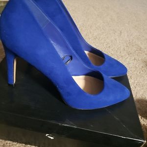 Royal blue heels